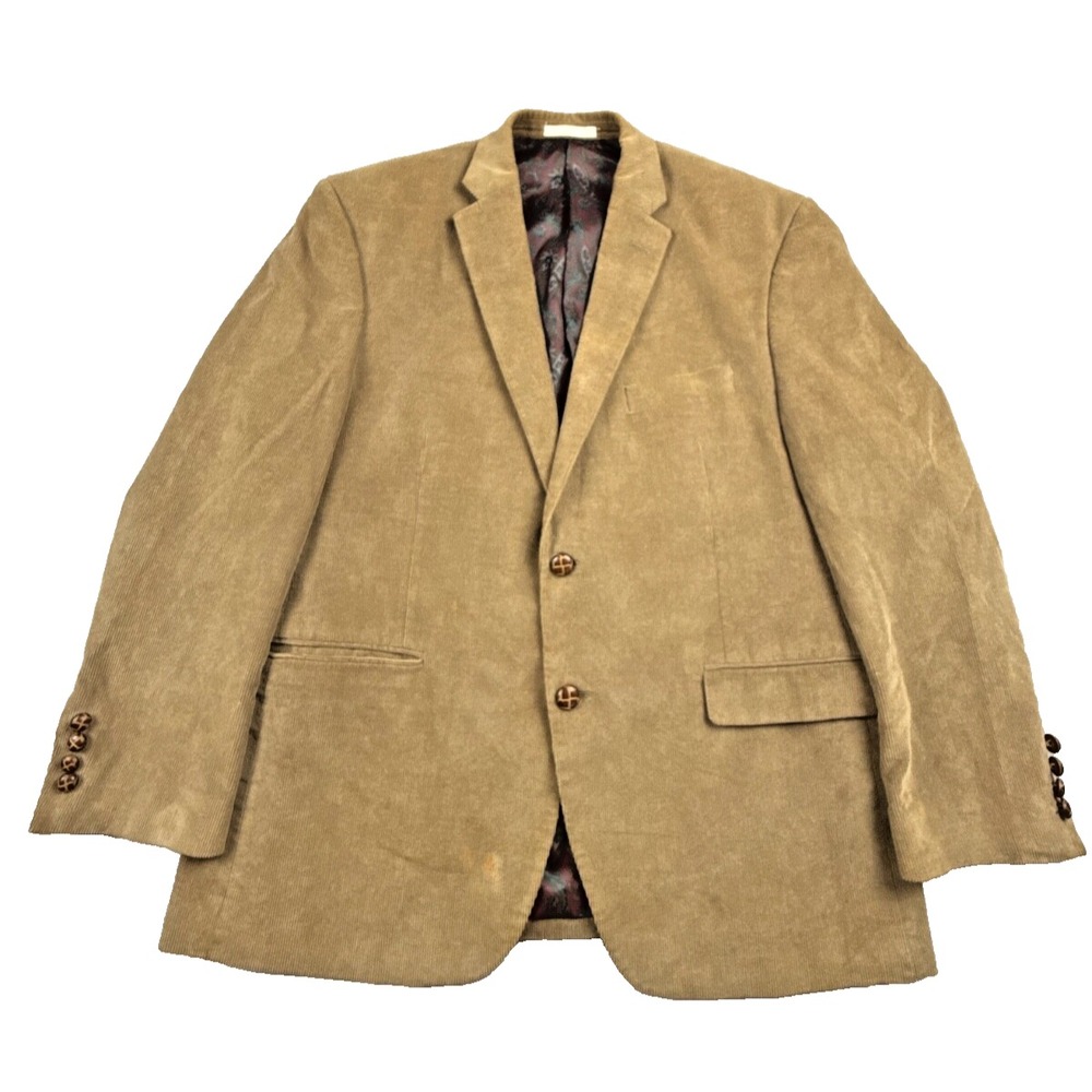 Lauren Ralph Lauren Corduroy Blazer‎ Jacket Men's Size XL Brownish Tan Classic